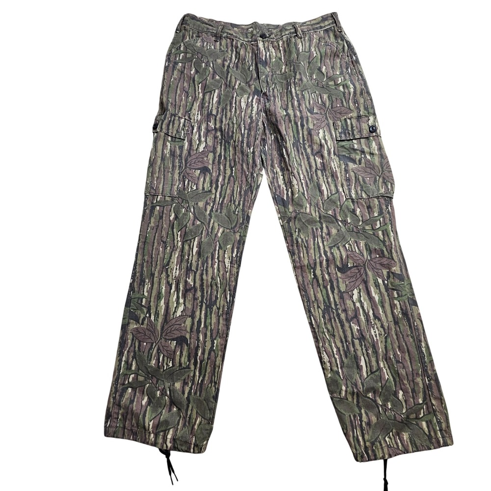 Liberty Vintage Cargo Pants Large Regular Camo Realtree Ripstop Cotton USA